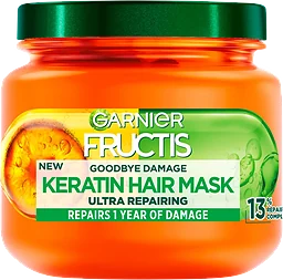 Inpackning Goodbye Damage Keratin 320ml Fructis