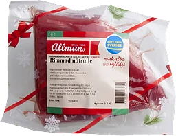 Nötrulle Rimmad ca 800g Allmans