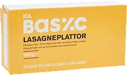 Lasagneplattor 500g ICA Basic