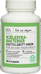 Mjölksyrabakterier Vuxen 90-p ICA Hjärtat