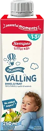 Fullkornsvälling dinkel &frukt 1år drf 250ml Semper