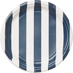Tallrik blå rand 25cm 12-p ICA
