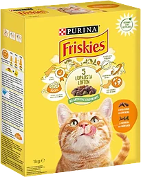 Kattmat Kyckling & grönsaker 1kg Friskies