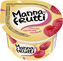 Mellanmål Hallon 7,2% MannaFrutti