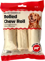 Tuggrulle rullad vit 150g Dogman