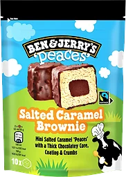 Glass Salted caramel brownie peaces 160ml Ben & Jerrys