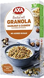 Granola Hasselnöt & cashew 475g AXA