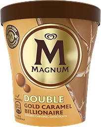 Glass Double gold caramel billionaire 440ml Magnum