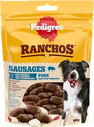 Hundgodis Ranchos Sausages 60g Pedigree