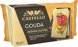 Hårdost Gouda medium mature 30% 450g Castello