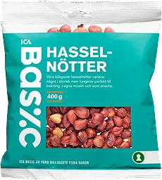 Hasselnötter 400g ICA Basic