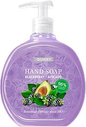 Flytande handtvål Björnbär & avocado 500ml Gunry