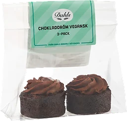Vegansk Chokladdröm 2-pack 110g Dahls Bageri