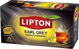 Svart Te Earl Grey 25st Lipton