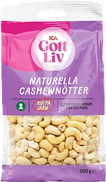 Cashewnötter 500g ICA Gott Liv