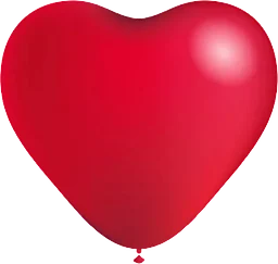 Ballong hjärtan 4-p Happy Party