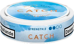 Catch Peppermint Slim Wh Portionssnus