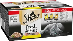 Kattmat Fresh & Fine  i sås 50x50g Sheba