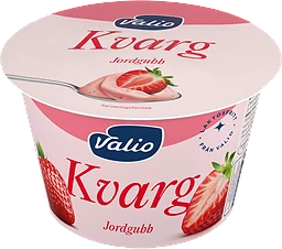 Kvarg Jordgubb Laktosfri 7% 200g Valio