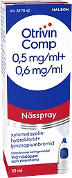 Nässpray Comp 0,5 mg/ml + 0,6 mg/ml 10ml Otrivin