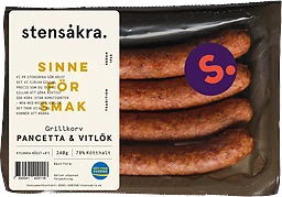 Pancetta Vitlök Grillkorv