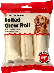 Tuggrulle rullad vit 150g Dogman