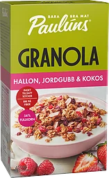 Hallon Jordgubb Kokos Granola