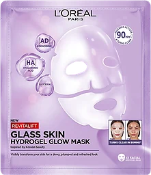Ansiktsmask Revitalift Glass Skin Hydrogel Glow Mask 1-p