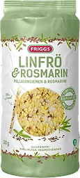 Riskakor Linfrö & rosmarin Glutenfri 130g Friggs
