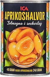 Aprikoshalvor 410g ICA