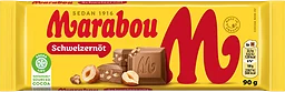 Chokladkaka Schweizernöt 90g Marabou