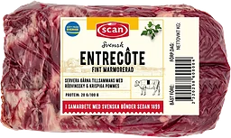 Entrecôte Färsk i bit ca 950g Scan