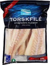 Torskfilé Fryst 800g Feldt's