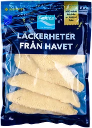 Rödspättafilé Panerad Fryst 500g Feldt's
