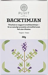 Örtte Backtimjan 20-p 30g Plivit