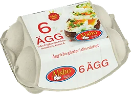 Ägg M 6-pack Alsbo Ägg