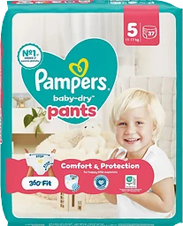 Byxblöjor Baby Dry Pants Strl 5 11-17kg VP 37p Pampers