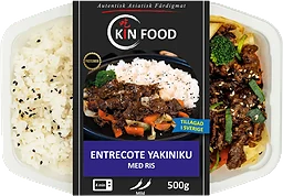 Färdigmat Entrecote Yakiniku med Ris 500g Kin Food
