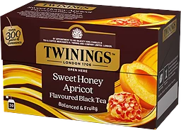 Svart te Sweet Honey Apricot 20-pack