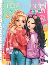 Fickmålarbok Topmodel Miju & Christy