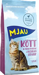 Kattmat Kött & färsk kyckling 1,75kg Mjau