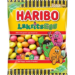 Godispåse Lakritsägg 120g Haribo