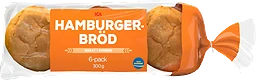 Hamburgerbröd 6-p 300g ICA
