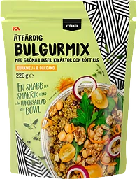 Bulgurmix Gurkmeja & Oregano Ätfärdig 220g ICA