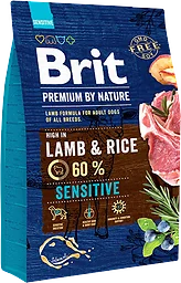 Hundmat Sensitive Lamb 3000 Gram Brit Premium
