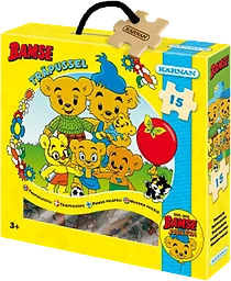 Pussel Bamse 15 bitar Kärnan