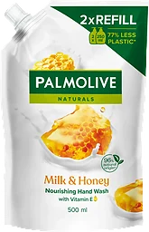 Handtvål Flytande Milk & honey Refill 500ml Palmolive