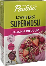 Müsli Hallon & Jordgubb 400g Paulúns