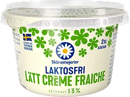 Crème Fraiche Lätt Laktosfri 13% 2dl Skånemejerier