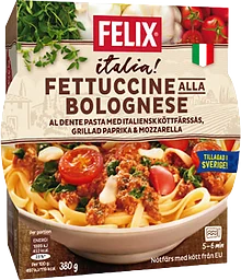 Fettucine alla bolognese Måltid Fryst